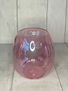 Luxury Pearlescent Glass Burner - Pink